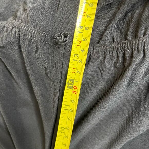 Lane Bryant Black Jumpsuit Sleeveless Wide Leg Belted Button Front Women 14/16 - Picture 11 of 15